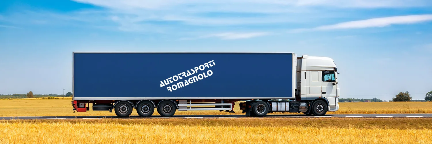 Camion Autotrasporti Romagnolo su strada