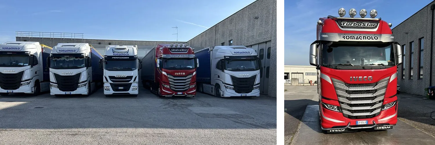 Camion Autotrasporti Romagnolo in autostrada